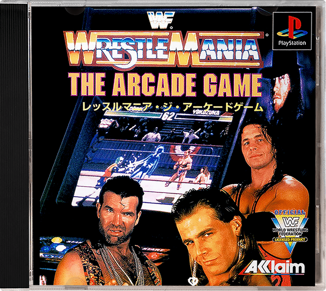 WWF WrestleMania The Arcade Game box art for Playstation